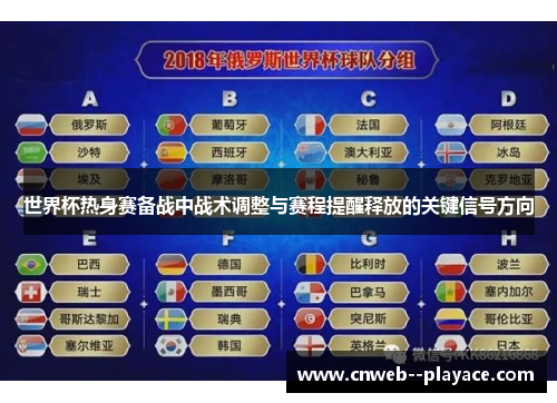 世界杯热身赛备战中战术调整与赛程提醒释放的关键信号方向 世界杯热身赛备战中战术调整与赛程提醒释放的关键信号方向